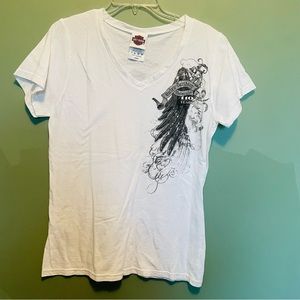 Harley Davidson ladies t shirt size large
